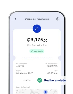 Celular mostrando la app Poket con pantalla de Voucher digital