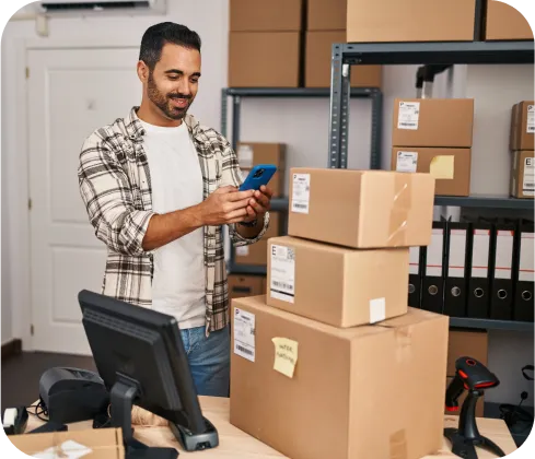 Ícono de un correo con mensaje nuevo