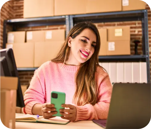 Ícono de un correo con mensaje nuevo